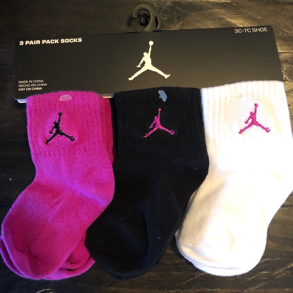 NWT Baby Nike Jordan socks - Pair of 3 packs - Picture 2 of 2